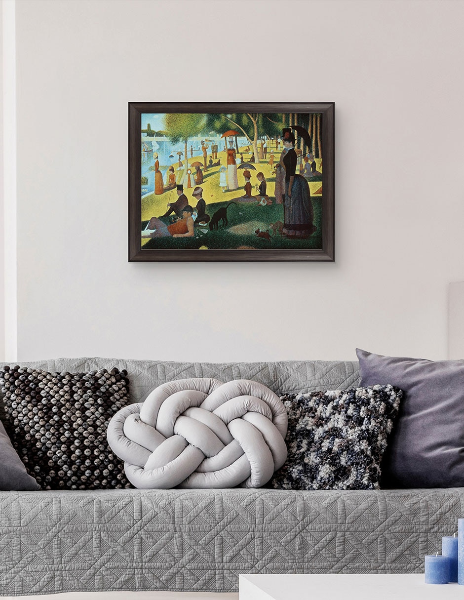Cuadro decorativo Seurat – Tarde de domingo en la isla de Portfolio Arts Group técnica mixta 3