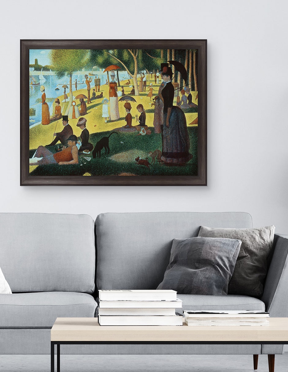 Cuadro decorativo Seurat – Tarde de domingo en la isla de Portfolio Arts Group técnica mixta 2