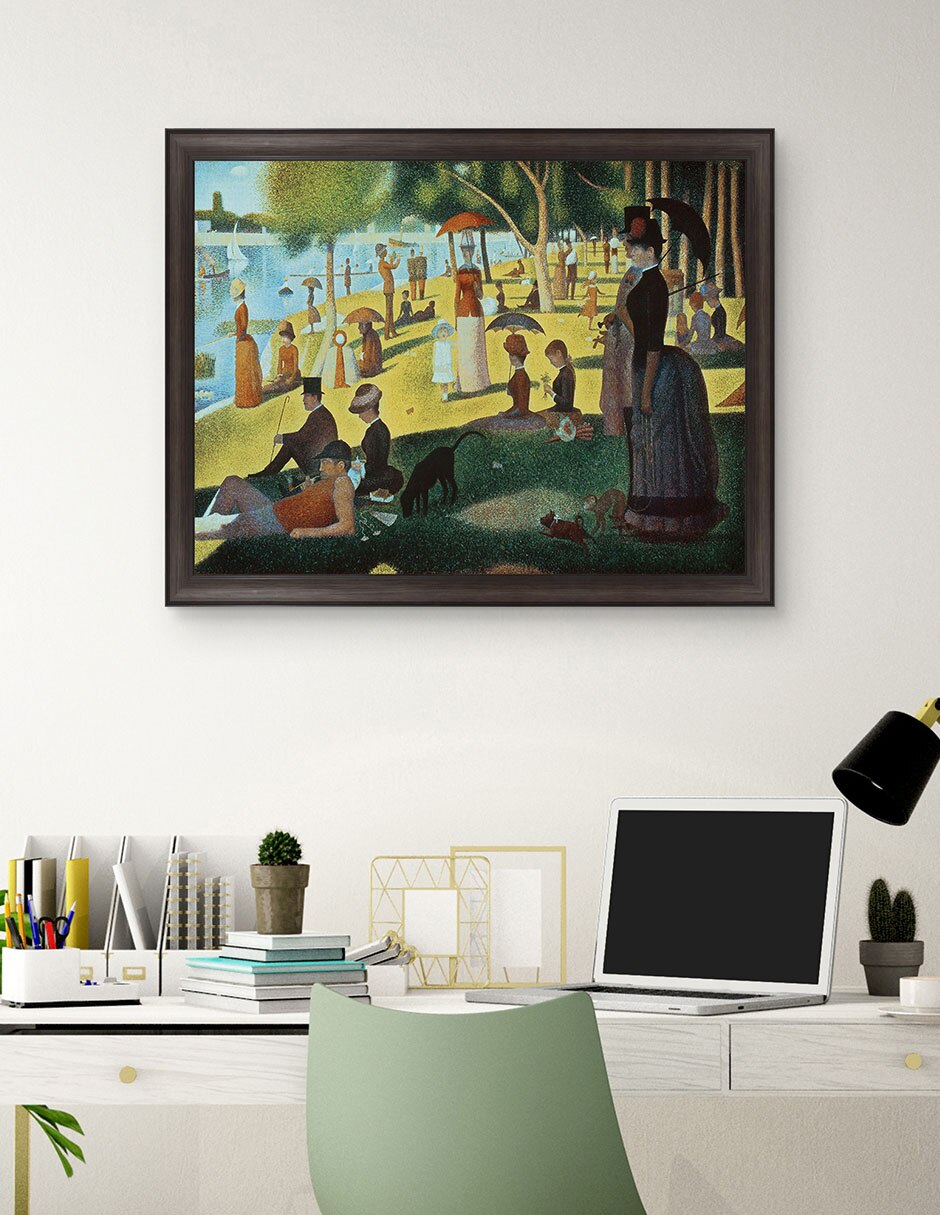 Cuadro decorativo Seurat – Tarde de domingo en la isla de Portfolio Arts Group técnica mixta 3