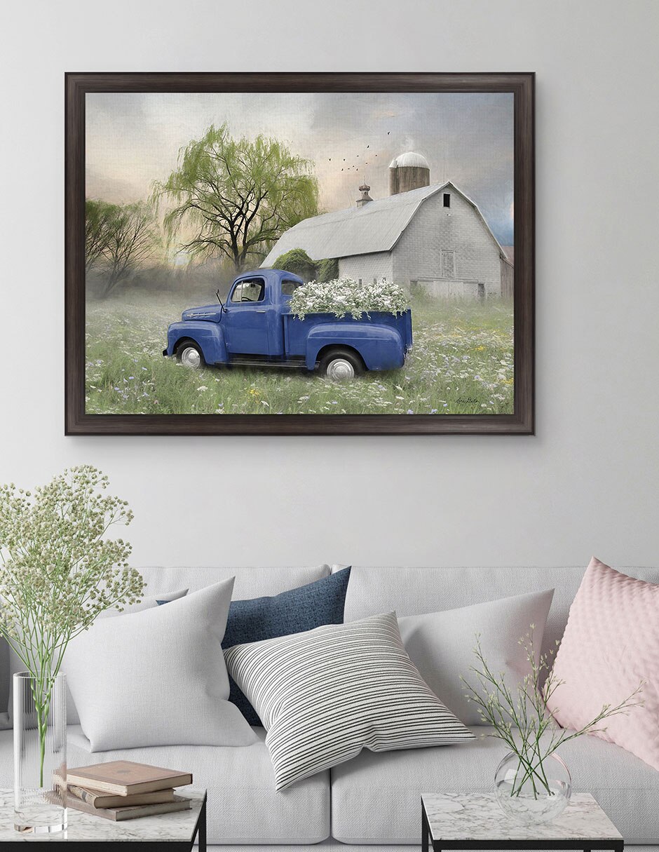 Cuadro decorativo Primavera de antaño de Lori Deiter técnica mixta 2