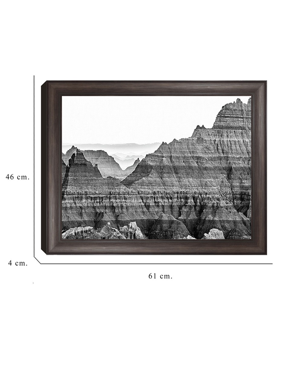 Cuadro decorativo Capas de tierras áridas de Andy Crawford técnica mixta 2