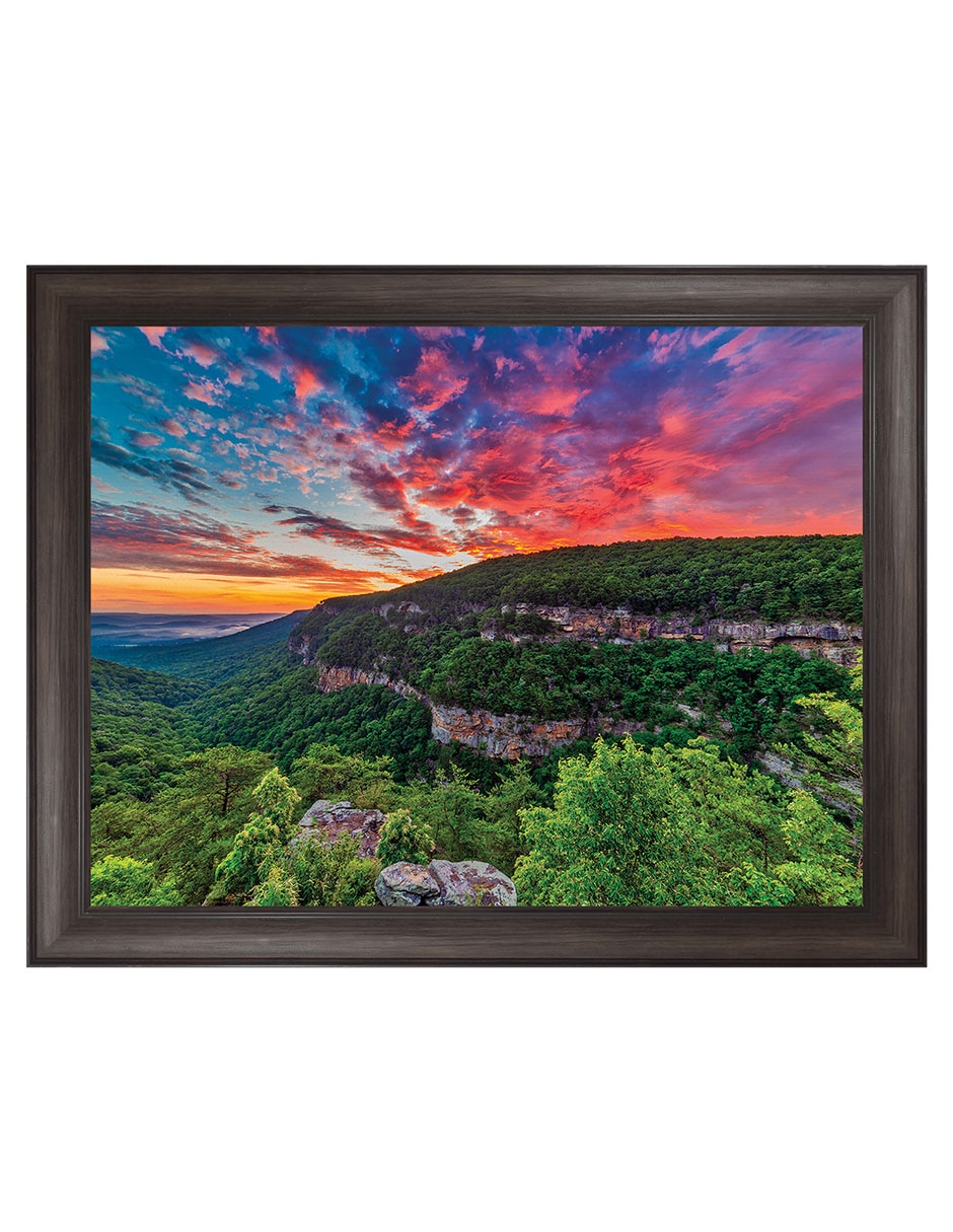 Cuadro decorativo Amanecer en Cloudland Canyon de Andy Crawford técnica mixta