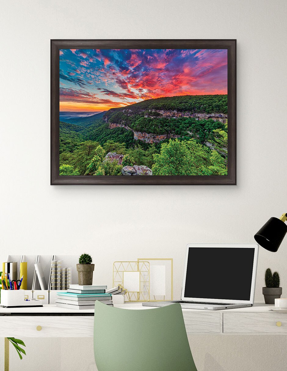 Cuadro decorativo Amanecer en Cloudland Canyon de Andy Crawford técnica mixta 4