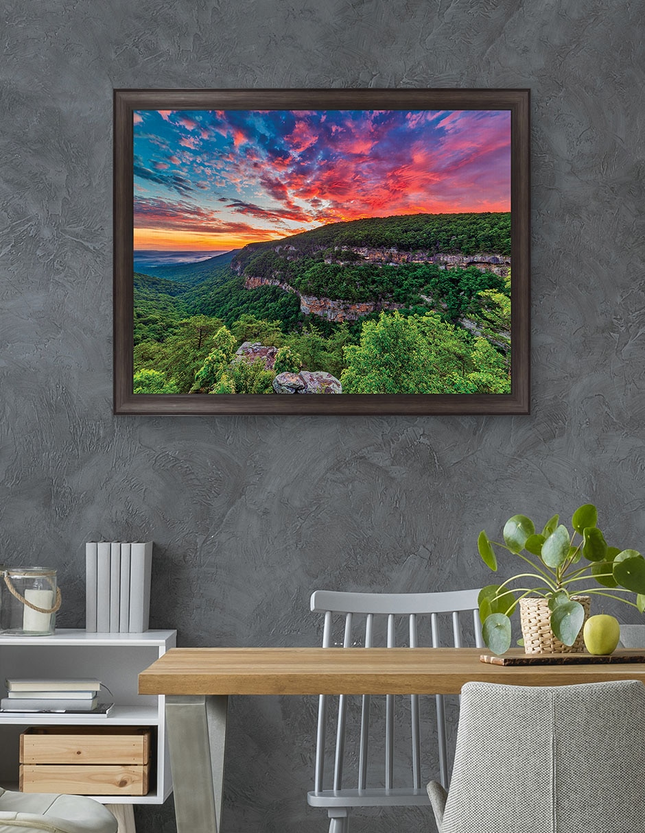 Cuadro decorativo Amanecer en Cloudland Canyon de Andy Crawford técnica mixta 5