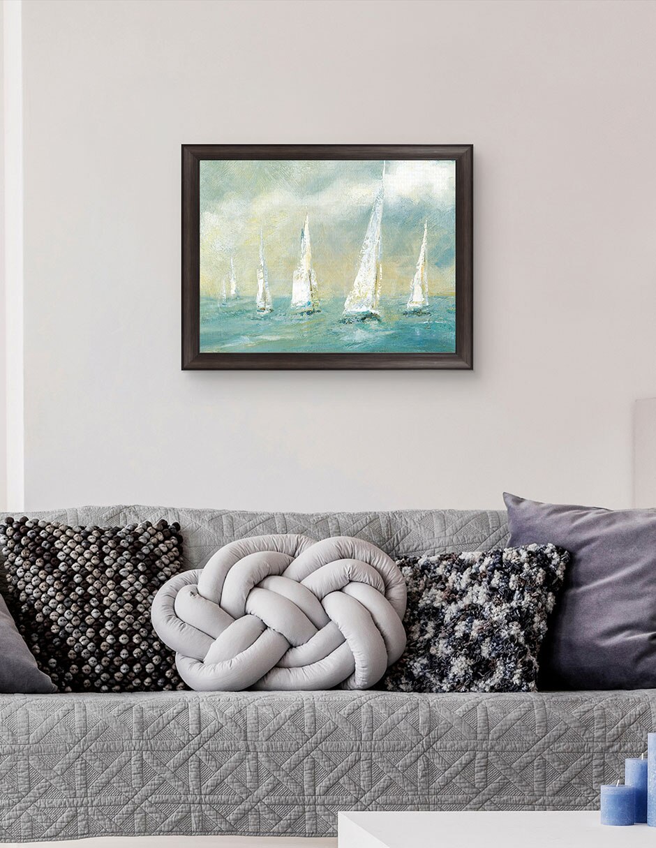 Cuadro decorativo Brisa marina de Carol Robinson técnica mixta 2