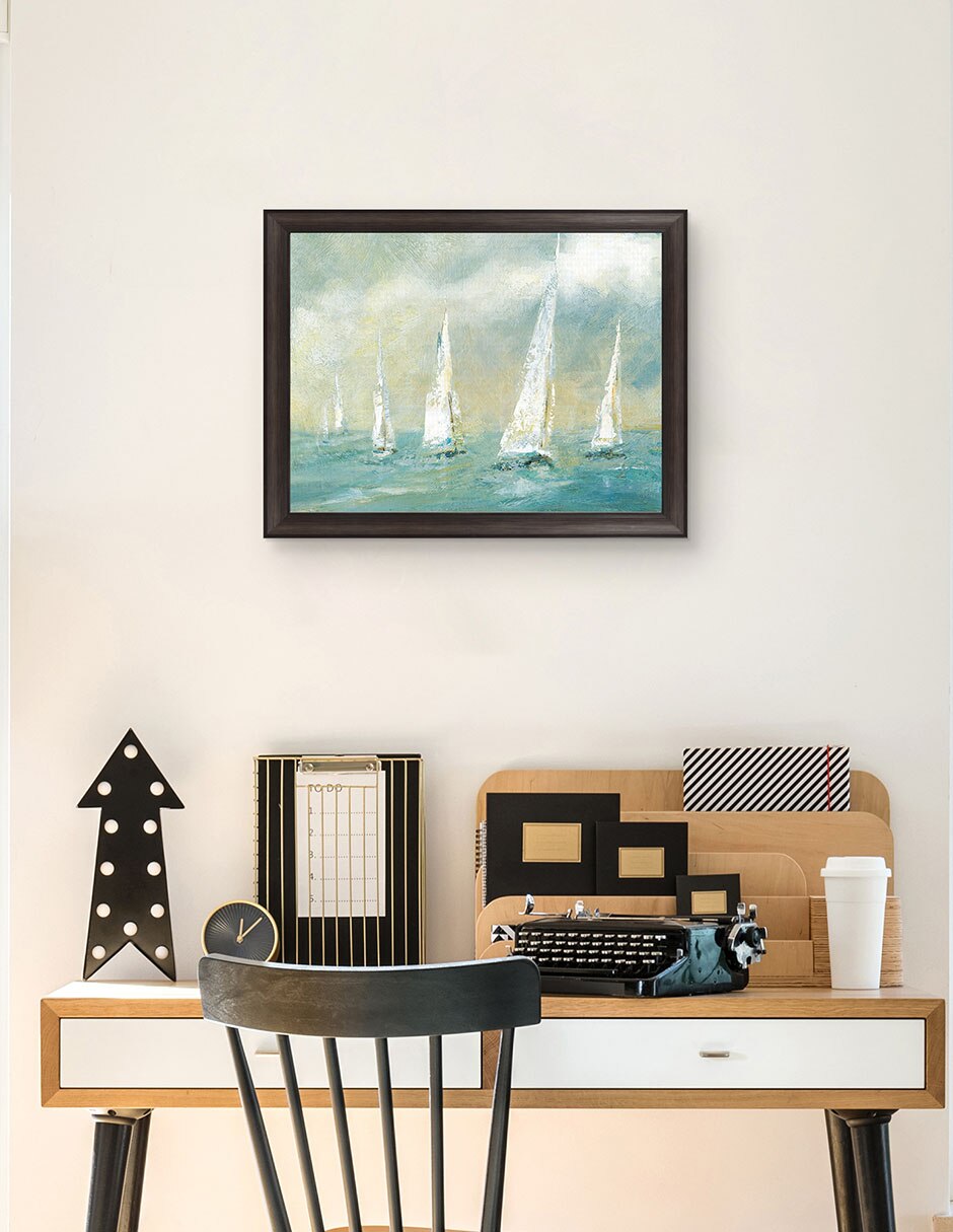 Cuadro decorativo Brisa marina de Carol Robinson técnica mixta 4