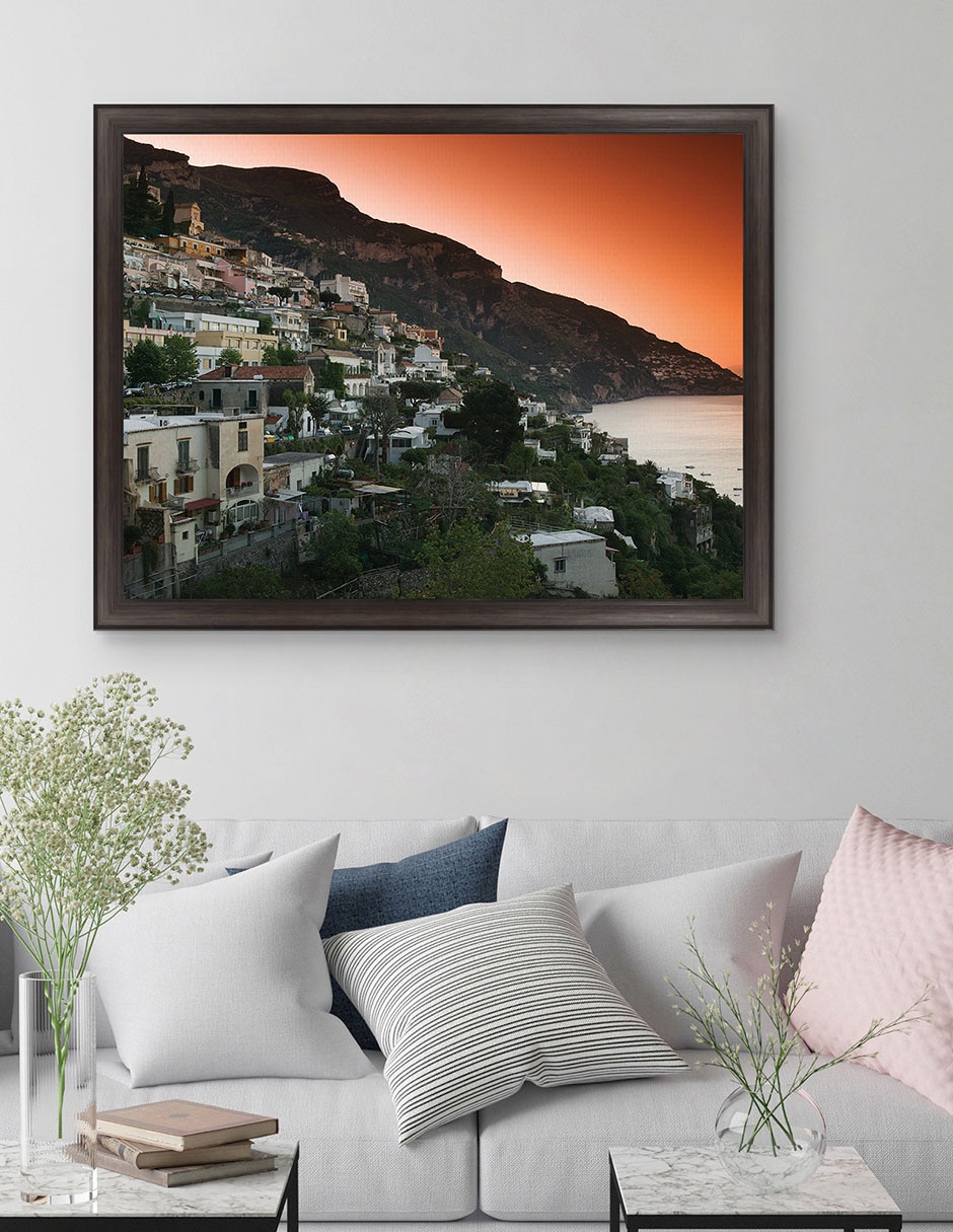 Cuadro decorativo Pueblo en la ladera de Campania de Panoramic Images técnica mixta 3