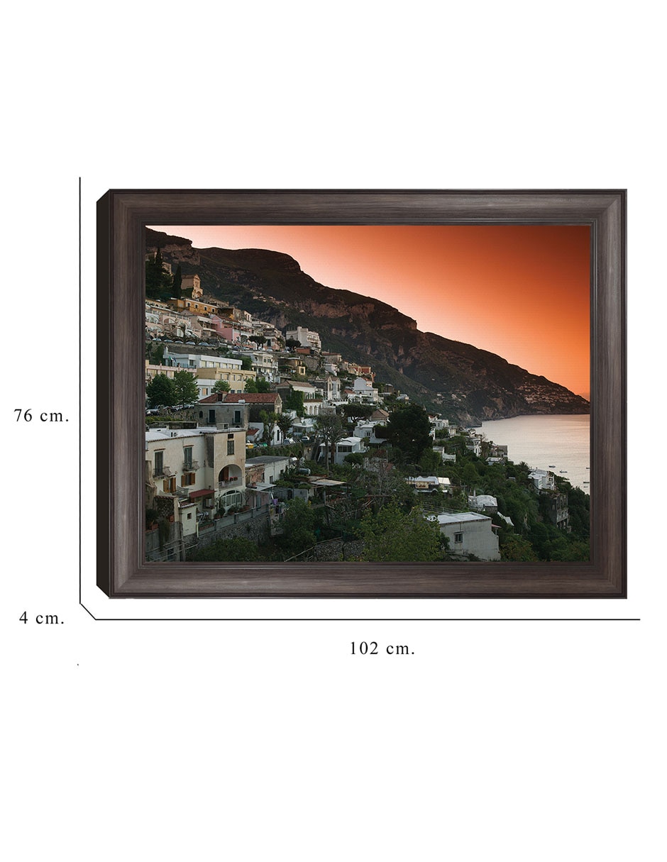 Cuadro decorativo Pueblo en la ladera de Campania de Panoramic Images técnica mixta 2