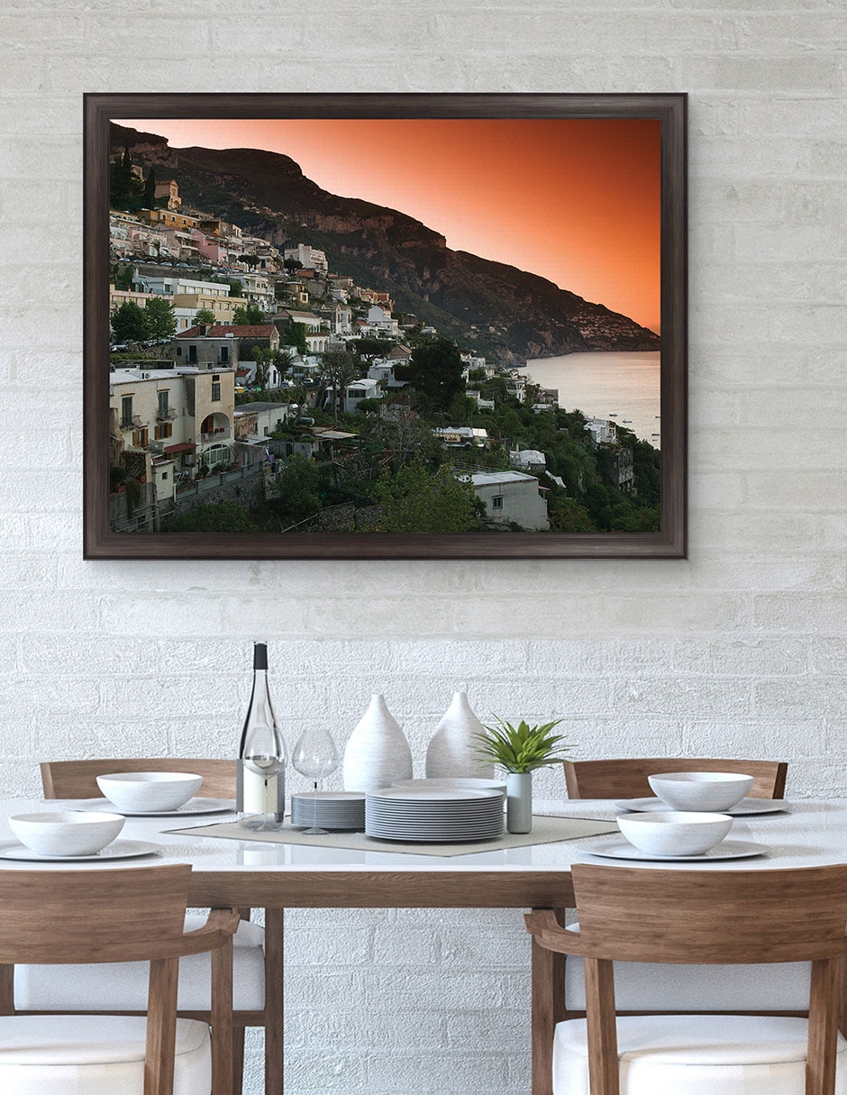 Cuadro decorativo Pueblo en la ladera de Campania de Panoramic Images técnica mixta 4