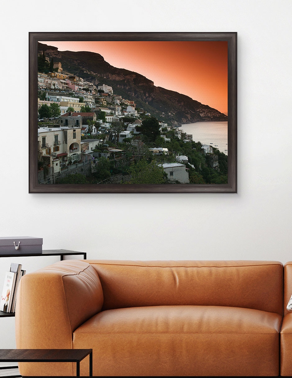 Cuadro decorativo Pueblo en la ladera de Campania de Panoramic Images técnica mixta 5
