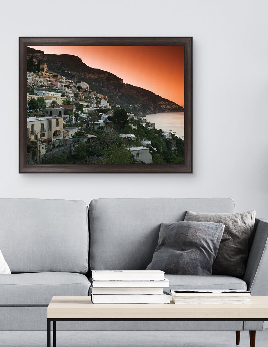Cuadro decorativo Pueblo en la ladera de Campania de Panoramic Images técnica mixta 2