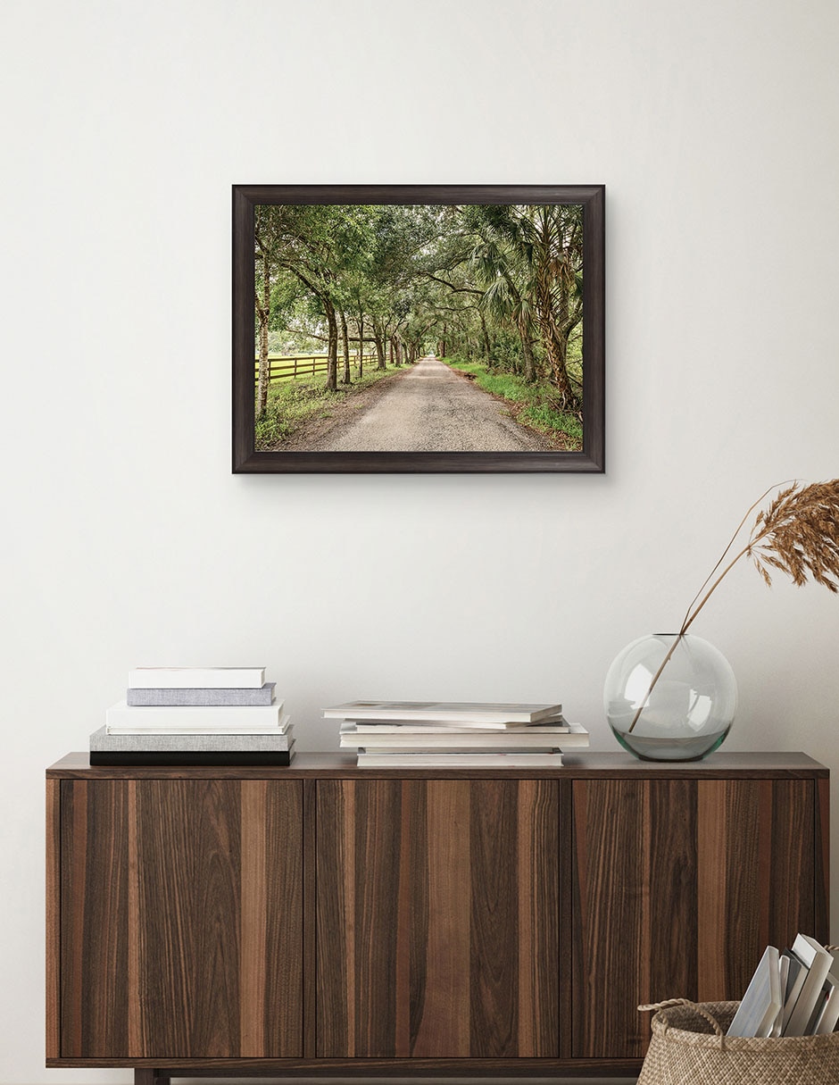 Cuadro decorativo Caminos rurales, llévame a casa de Mary Lou Johnson técnica mixta 4