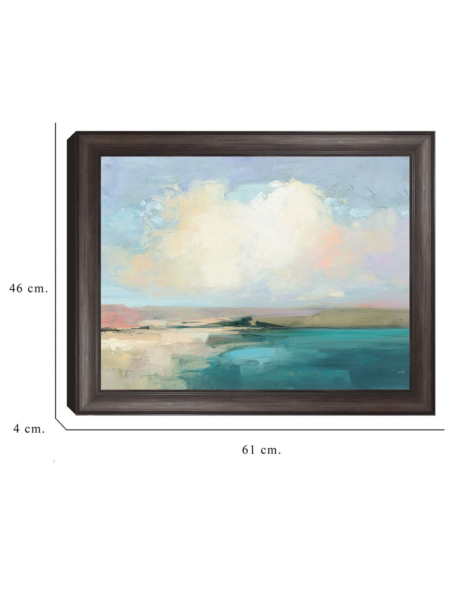 Cuadro decorativo Cielo costero de Julia Purinton técnica mixta 6