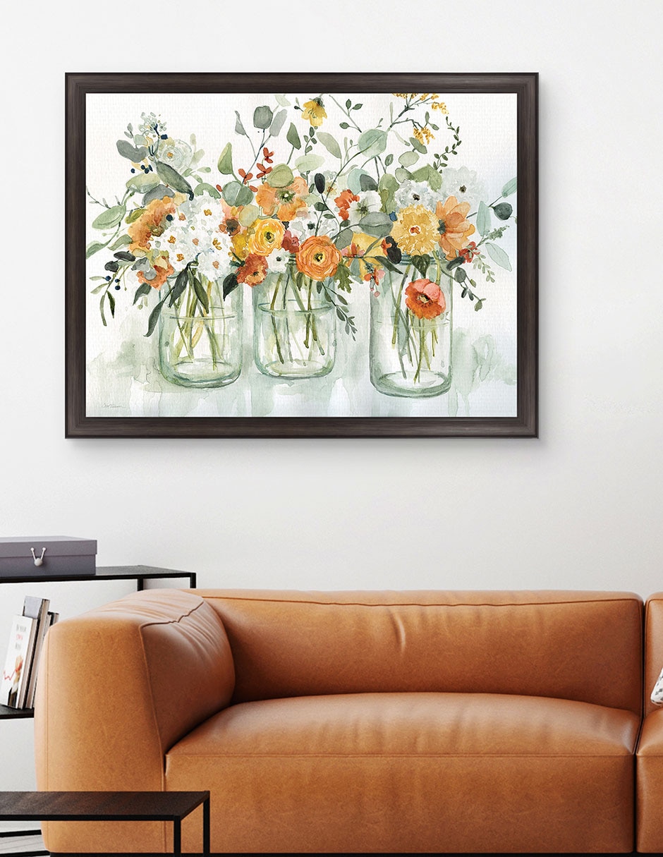 Cuadro decorativo Tres bellezas de Carol Robinson técnica mixta 3