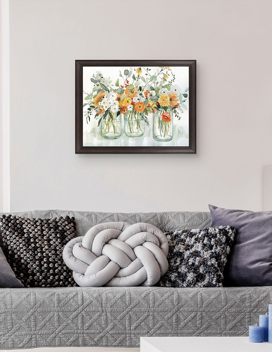 Cuadro decorativo Tres bellezas de Carol Robinson técnica mixta 3