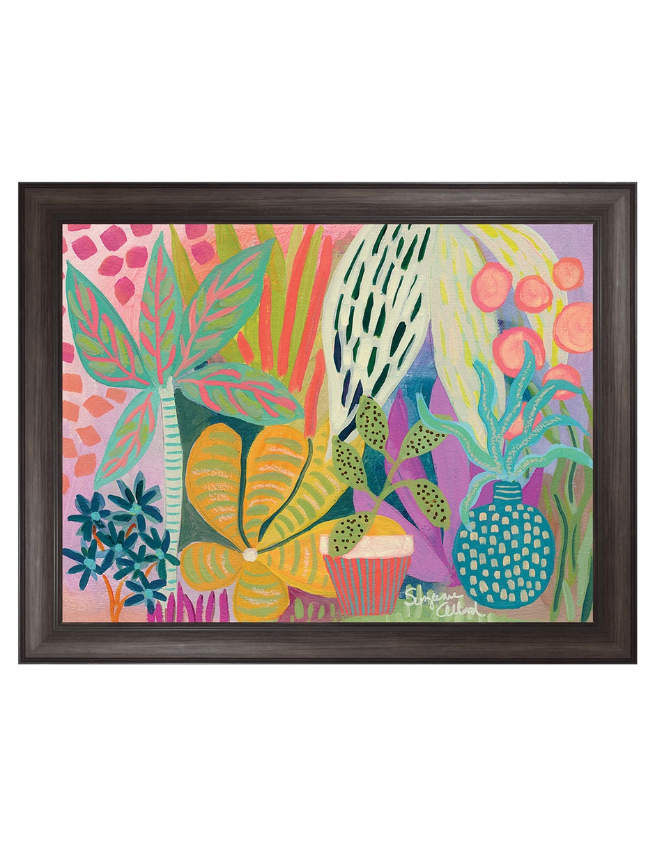 Cuadro decorativo Paraíso de palmeras de Suzanne Allard técnica mixta