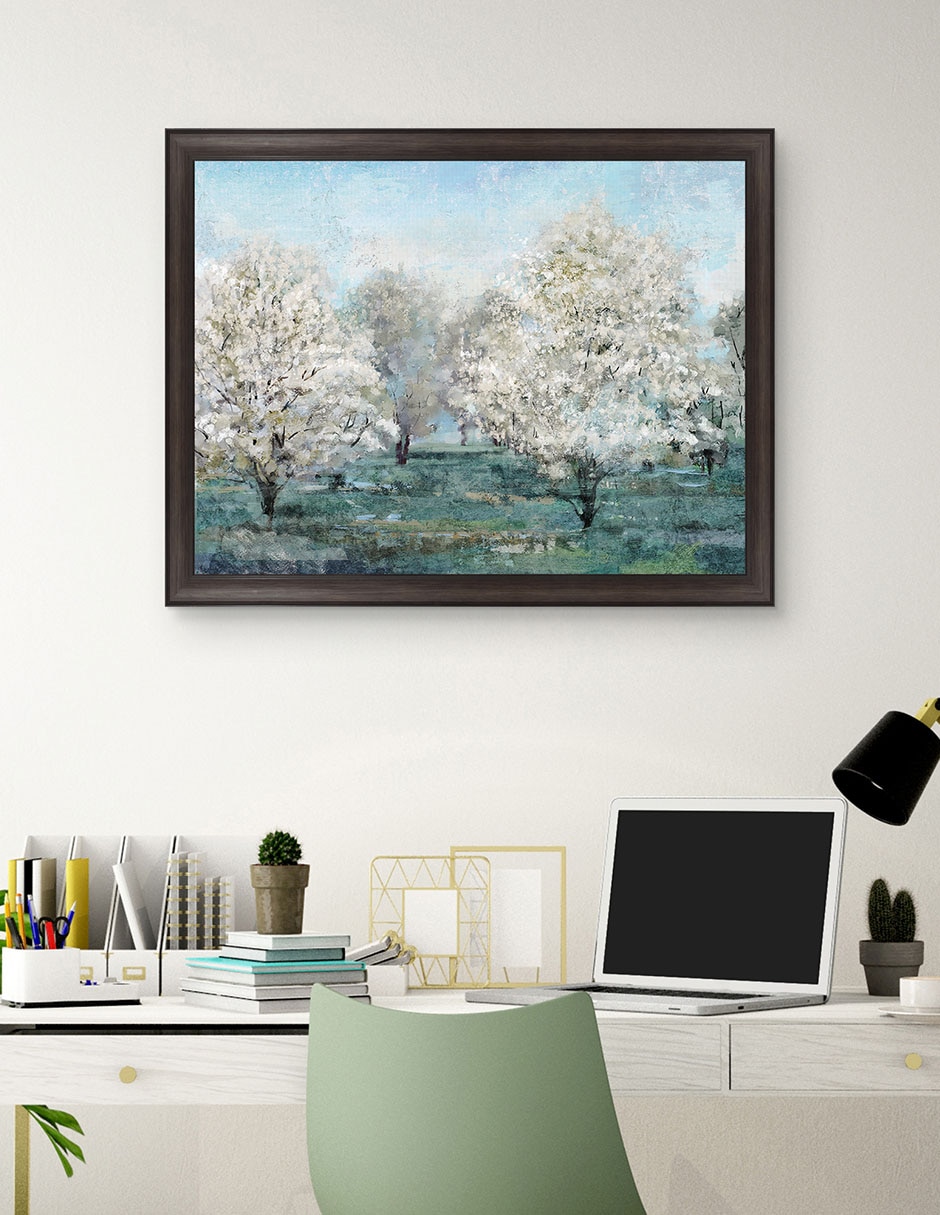 Cuadro decorativo Árboles que florecen de Studio Arts técnica mixta 3