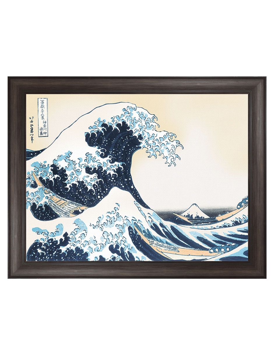 Cuadro decorativo Hokusai – La gran ola de Portfolio Arts Group técnica mixta Cuadro decorativo Hokusai – La gran ola de Portfolio Arts Group técnica mixta