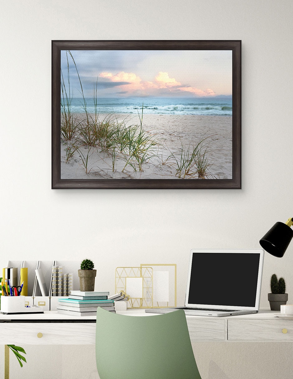 Cuadro decorativo Madera flotante de playa de Nan técnica mixta 4