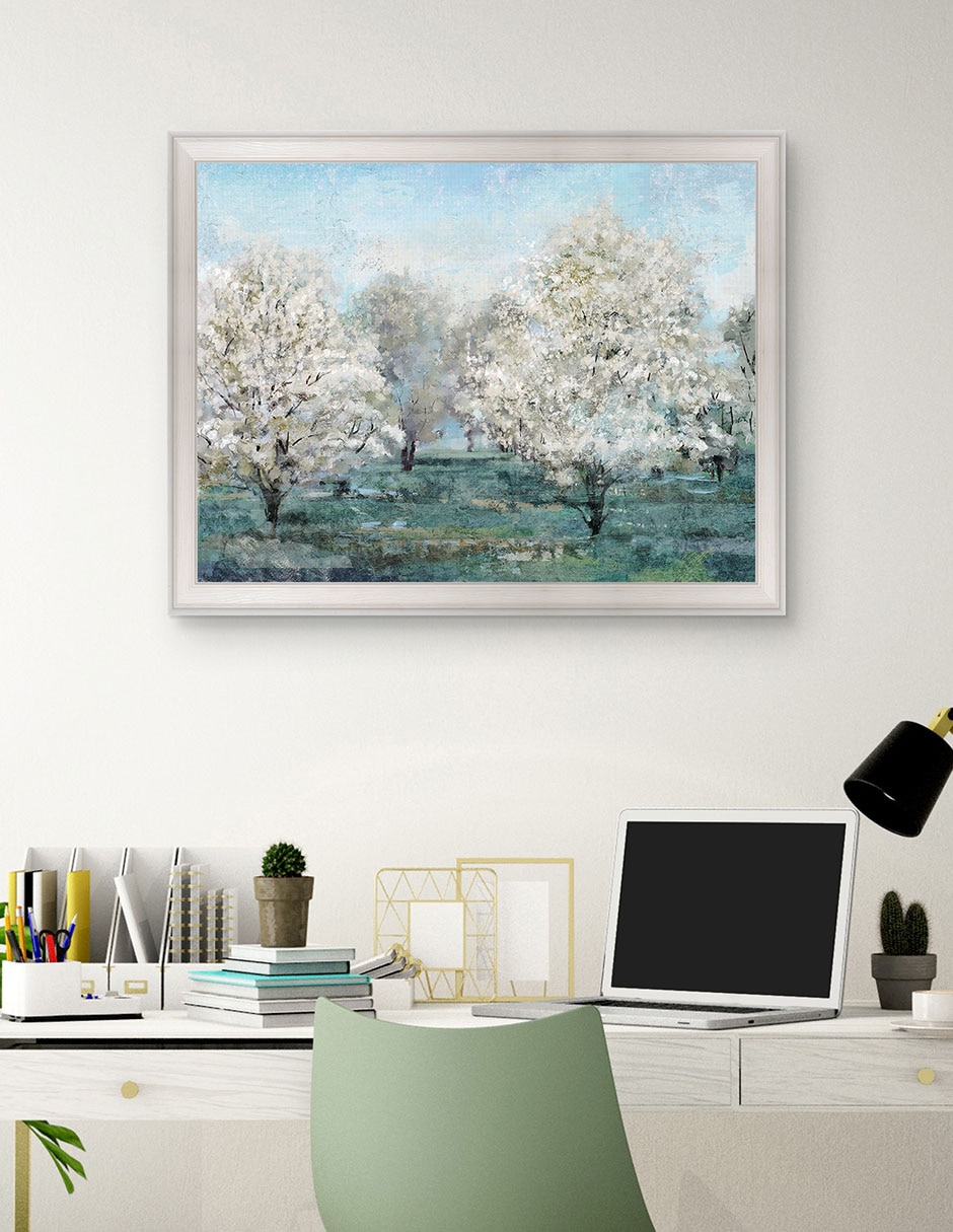 Cuadro decorativo Árboles que florecen de Studio Arts técnica mixta 3
