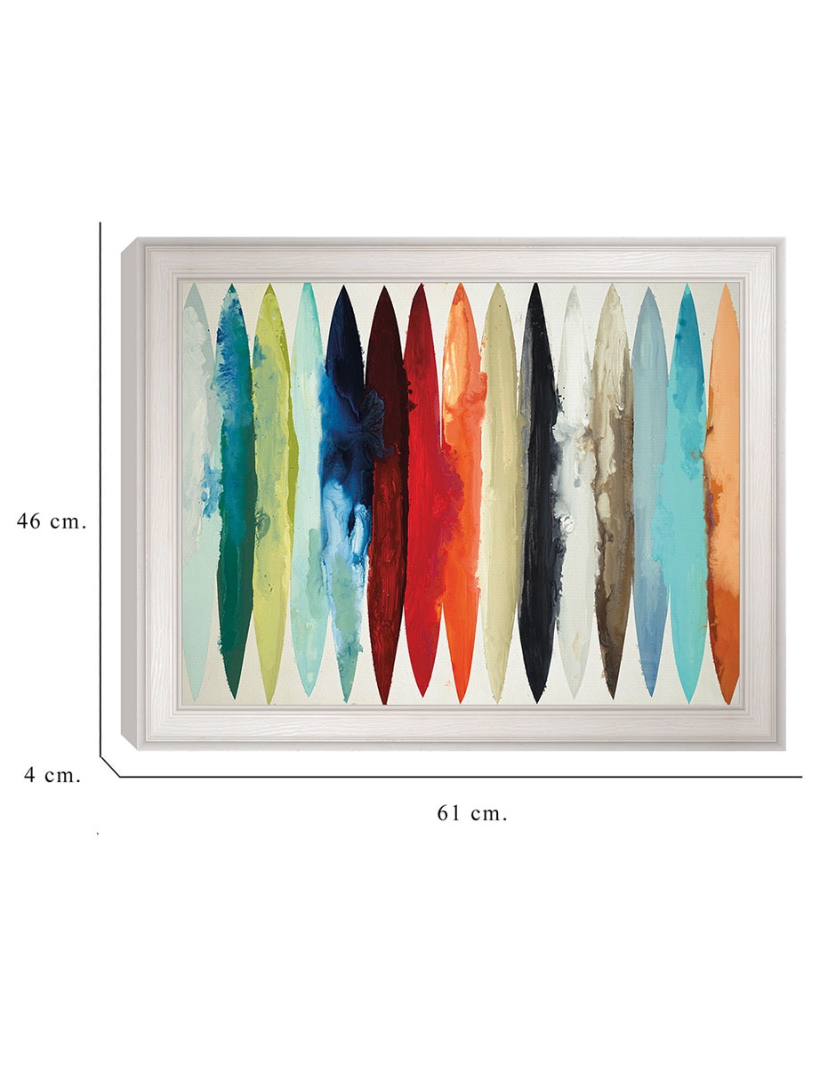 Cuadro decorativo Flujo constante de Randy Hibberd técnica mixta 2