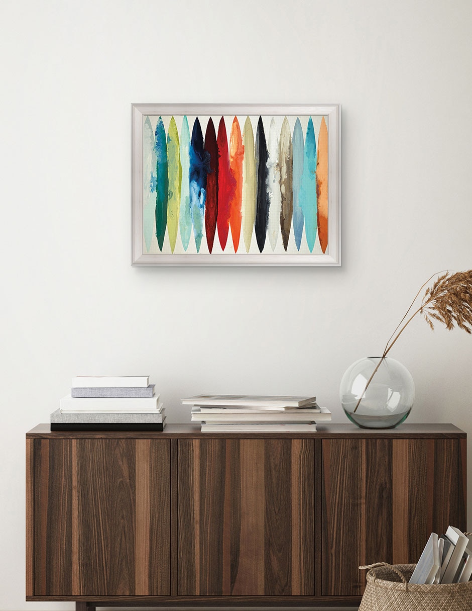 Cuadro decorativo Flujo constante de Randy Hibberd técnica mixta 4