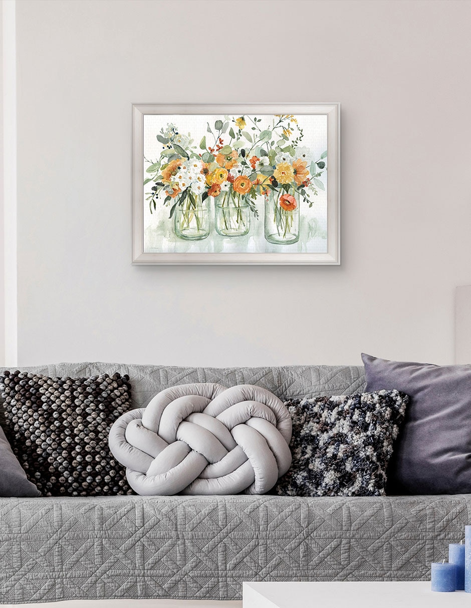 Cuadro decorativo Tres bellezas de Carol Robinson técnica mixta 2