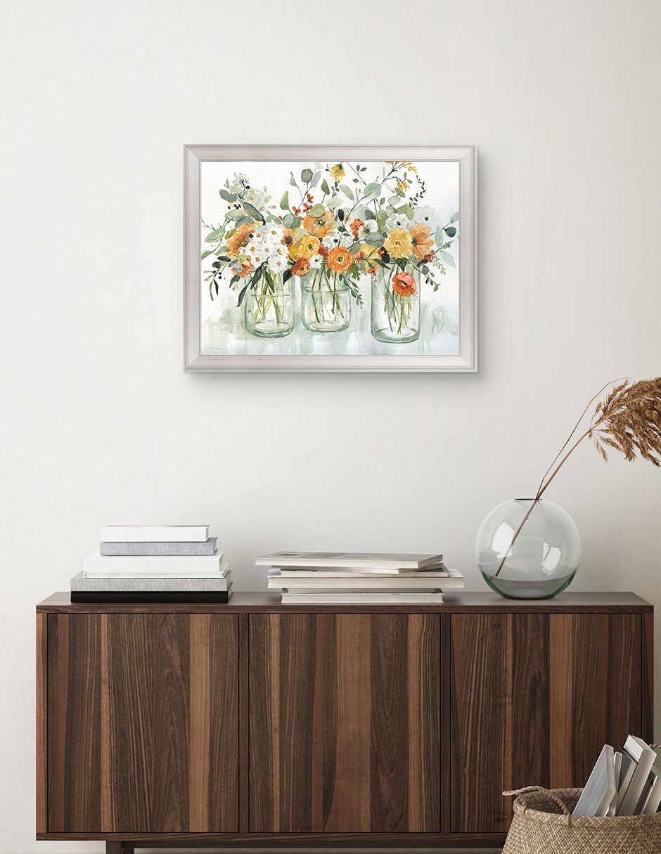 Cuadro decorativo Tres bellezas de Carol Robinson técnica mixta 3