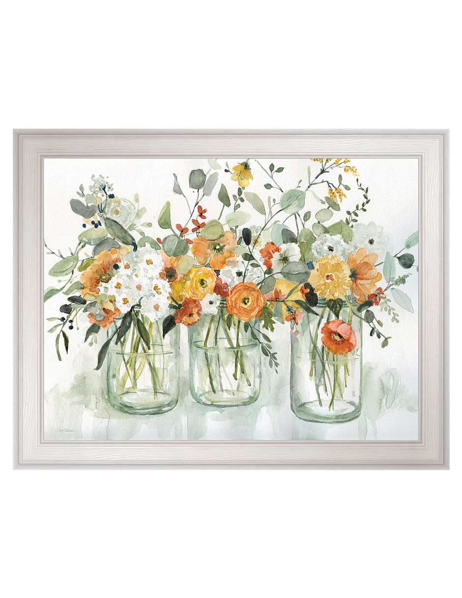 Cuadro decorativo Tres bellezas de Carol Robinson técnica mixta