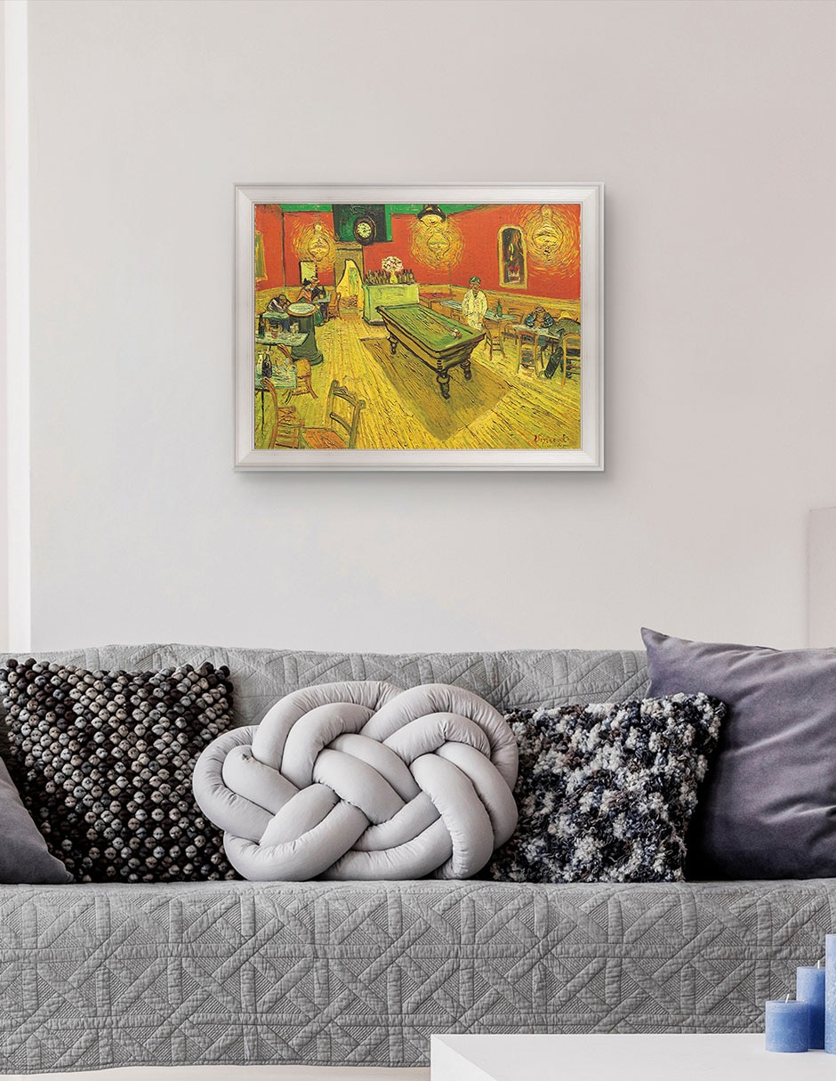 Cuadro decorativo Café nocturno con mesa de billar de Portfolio Arts Group técnica mixta 3