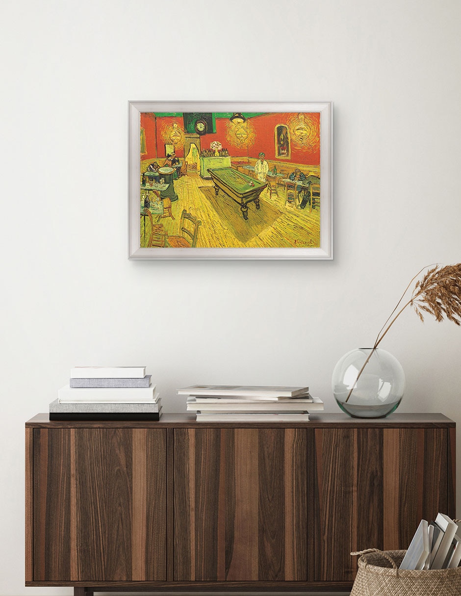 Cuadro decorativo Café nocturno con mesa de billar de Portfolio Arts Group técnica mixta 4