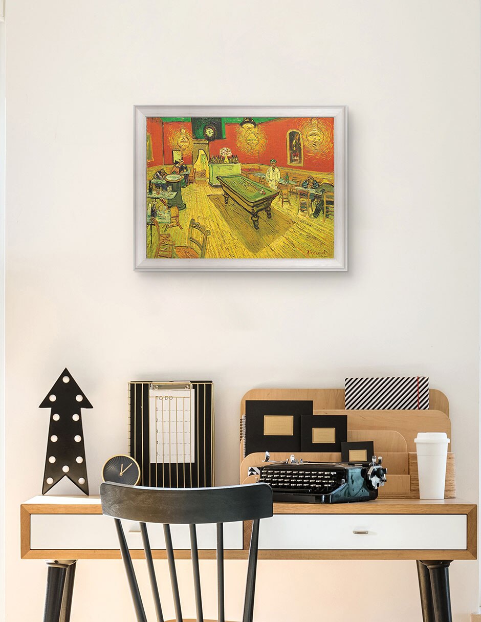 Cuadro decorativo Café nocturno con mesa de billar de Portfolio Arts Group técnica mixta 5