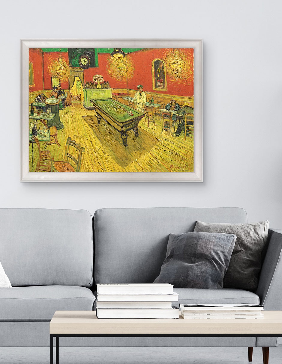 Cuadro decorativo Café nocturno con mesa de billar de Portfolio Arts Group técnica mixta 2