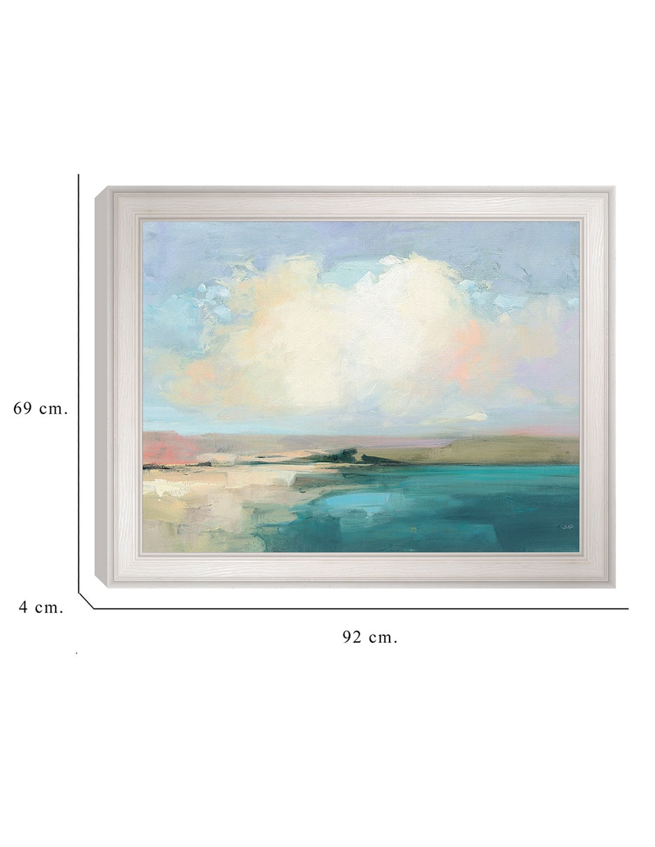 Cuadro decorativo Cielo costero de Julia Purinton técnica mixta 2