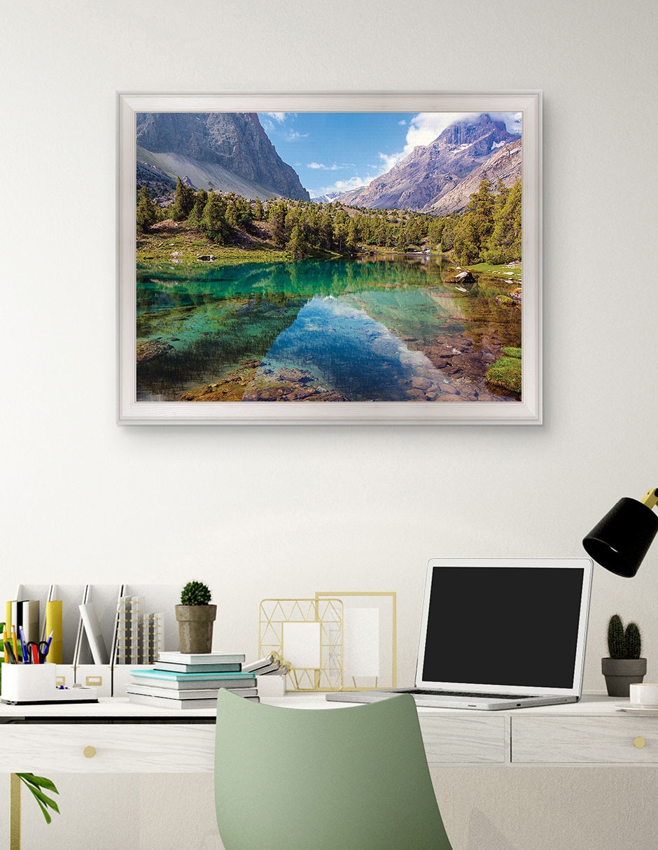 Cuadro decorativo Reflejos de prisma en la cima de DP Gallery técnica mixta 3