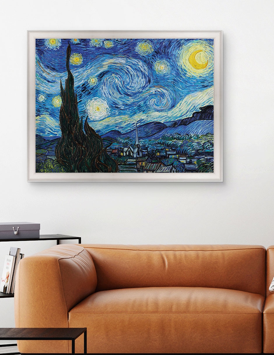 Cuadro decorativo La noche estrellada (1889 de Vincent Van Gogh técnica mixta 5