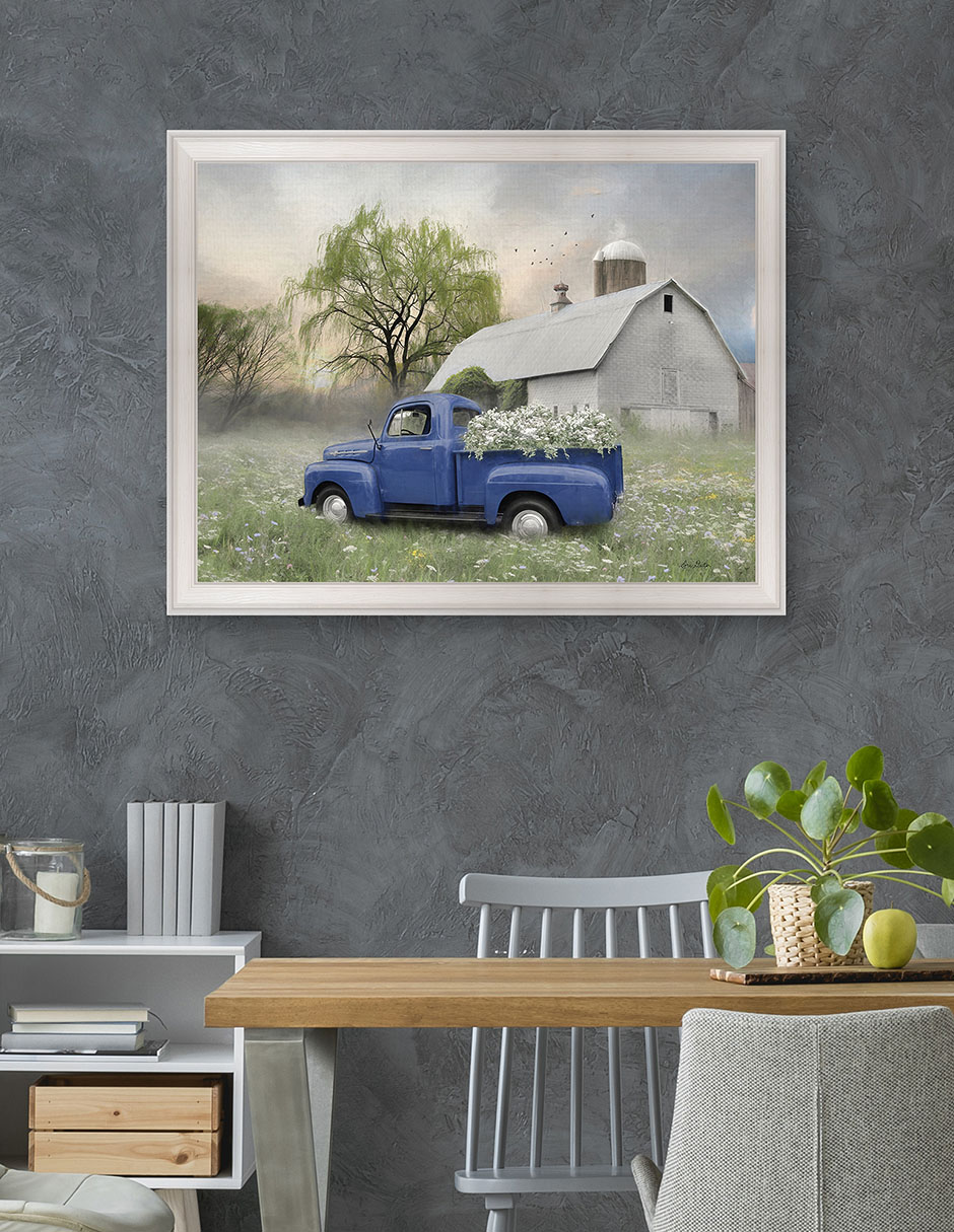 Cuadro decorativo Primavera de antaño de Lori Deiter técnica mixta 4