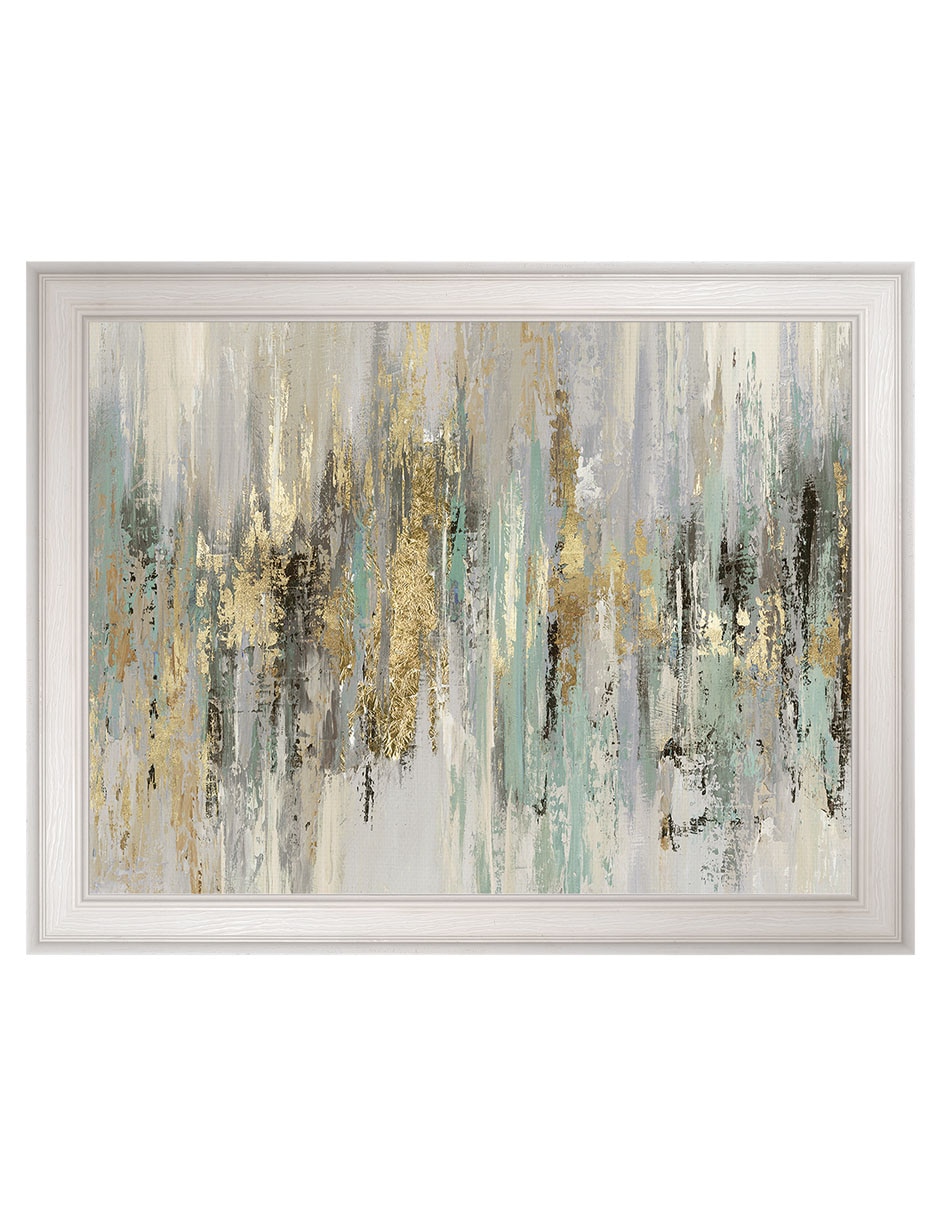 Cuadro decorativo Oro líquido I de Tom Reeves técnica mixta