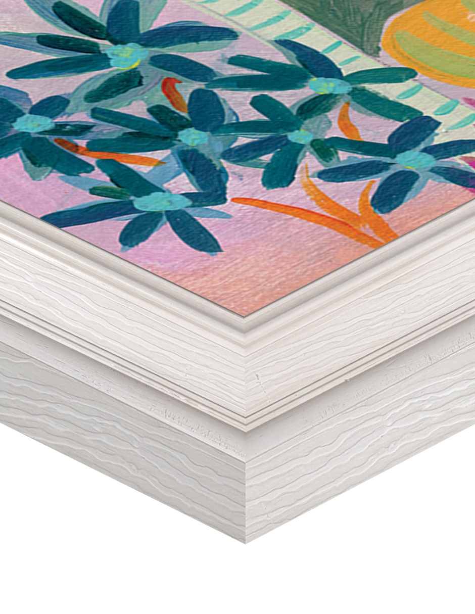 Cuadro decorativo Paraíso de palmeras de Suzanne Allard técnica mixta 5