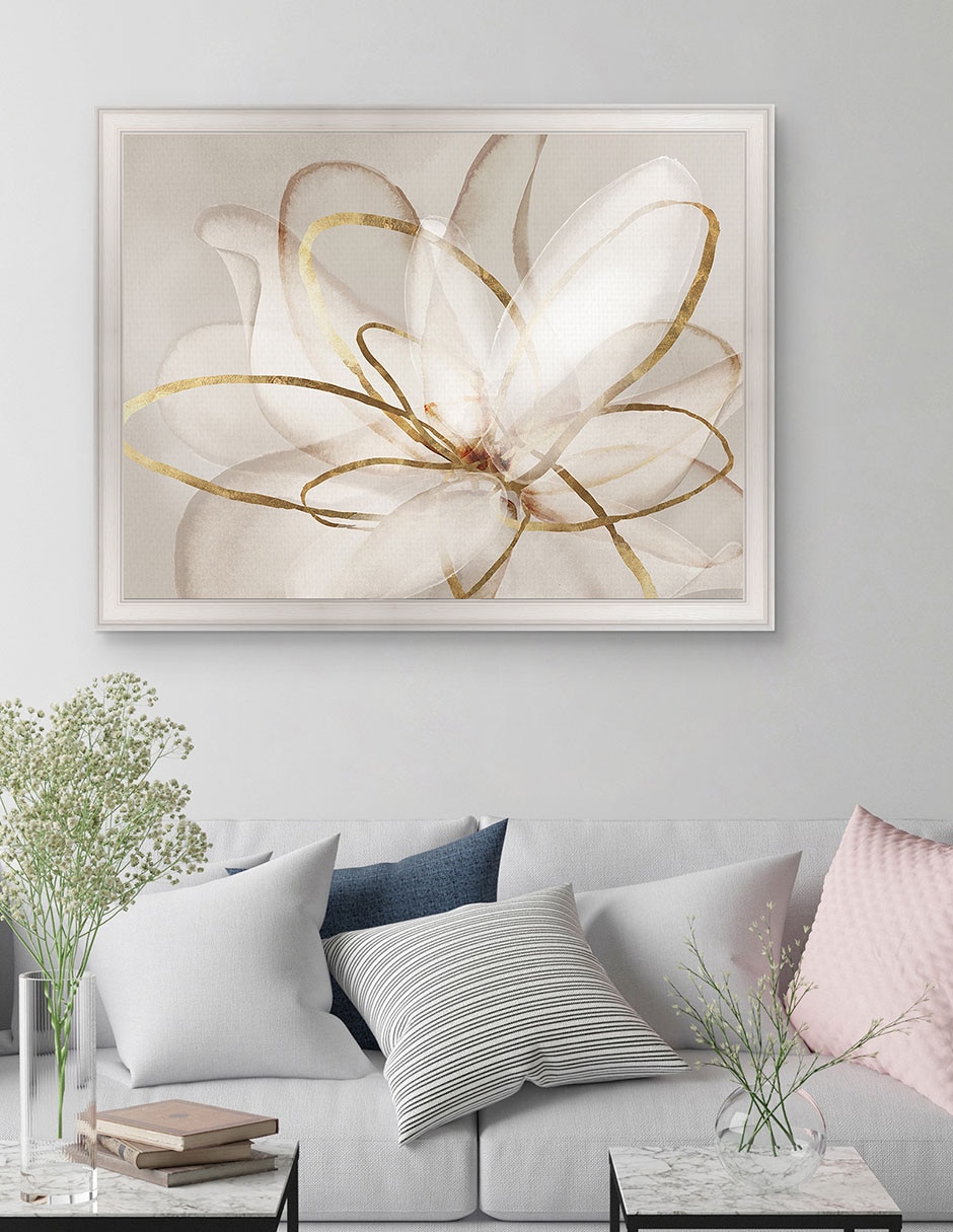 Cuadro decorativo Belleza transparente III de Eva Watts técnica mixta 3