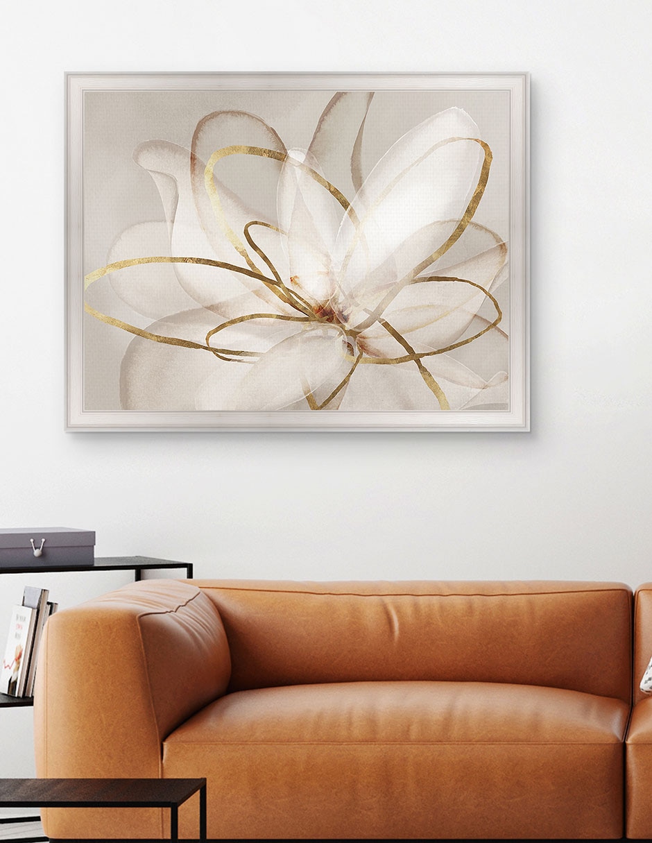Cuadro decorativo Belleza transparente III de Eva Watts técnica mixta 5