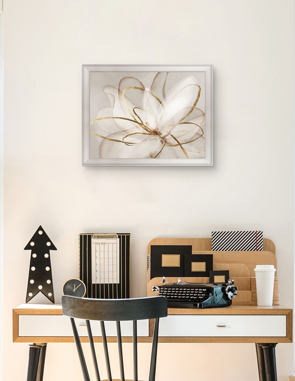 Cuadro decorativo Belleza transparente III de Eva Watts técnica mixta 4