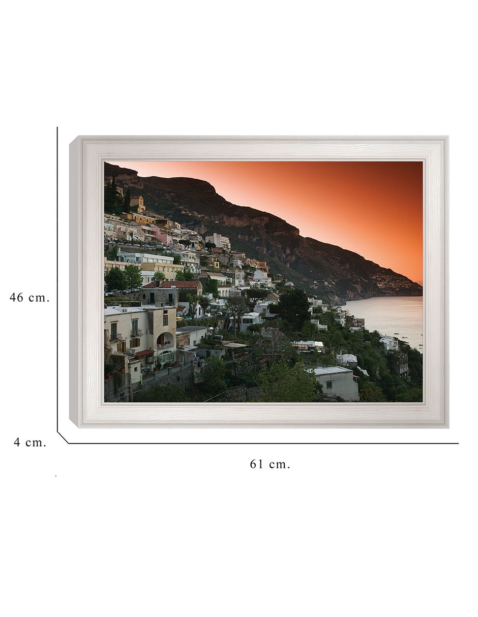 Cuadro decorativo Pueblo en la ladera de Campania de Panoramic Images técnica mixta 6