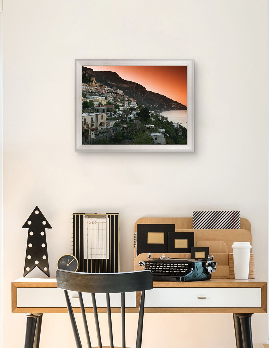 Cuadro decorativo Pueblo en la ladera de Campania de Panoramic Images técnica mixta 4