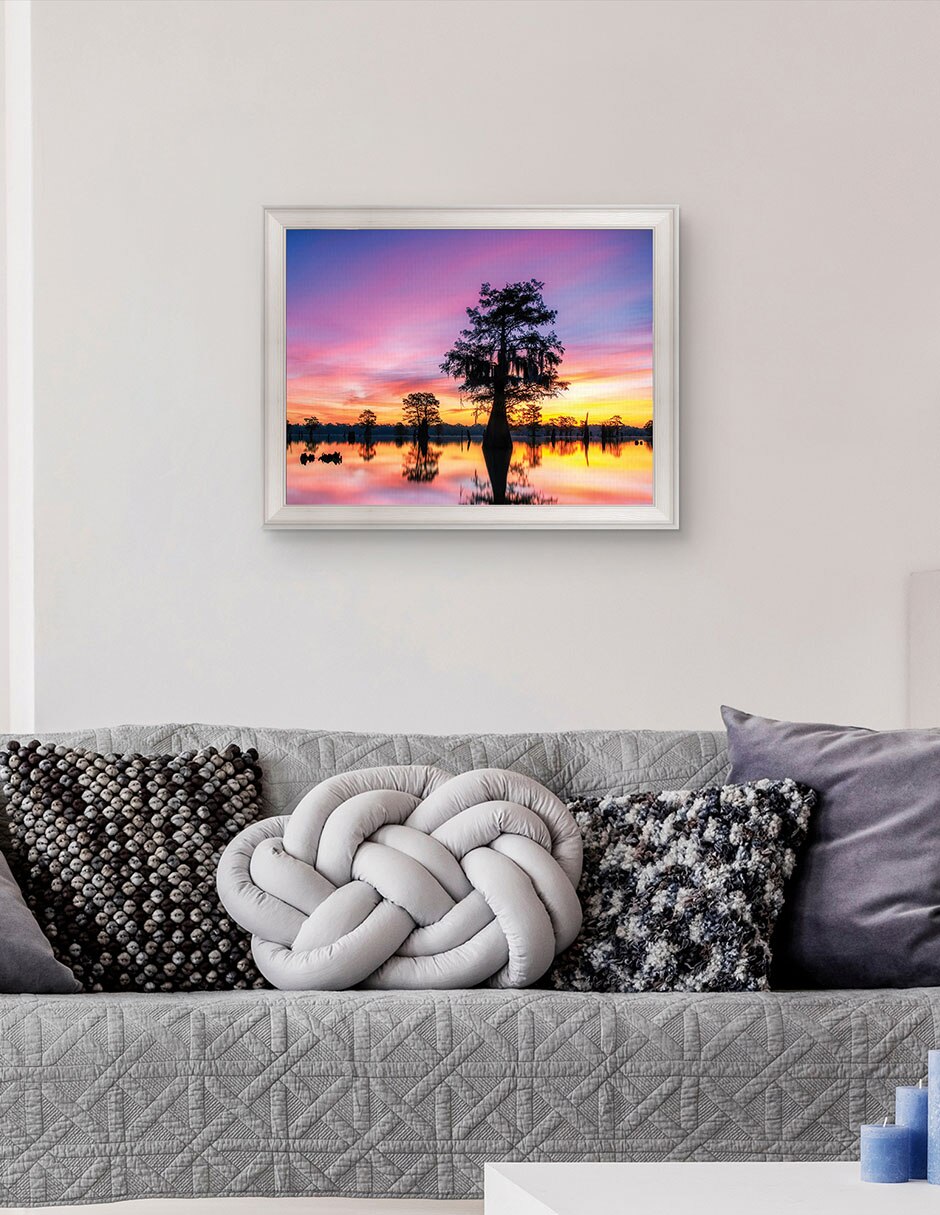 Cuadro decorativo Paisaje de sombras de Andy Crawford técnica mixta 2