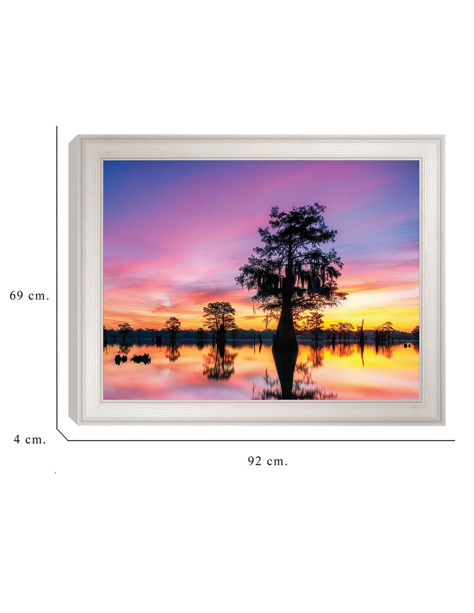 Cuadro decorativo Paisaje de sombras de Andy Crawford técnica mixta 2