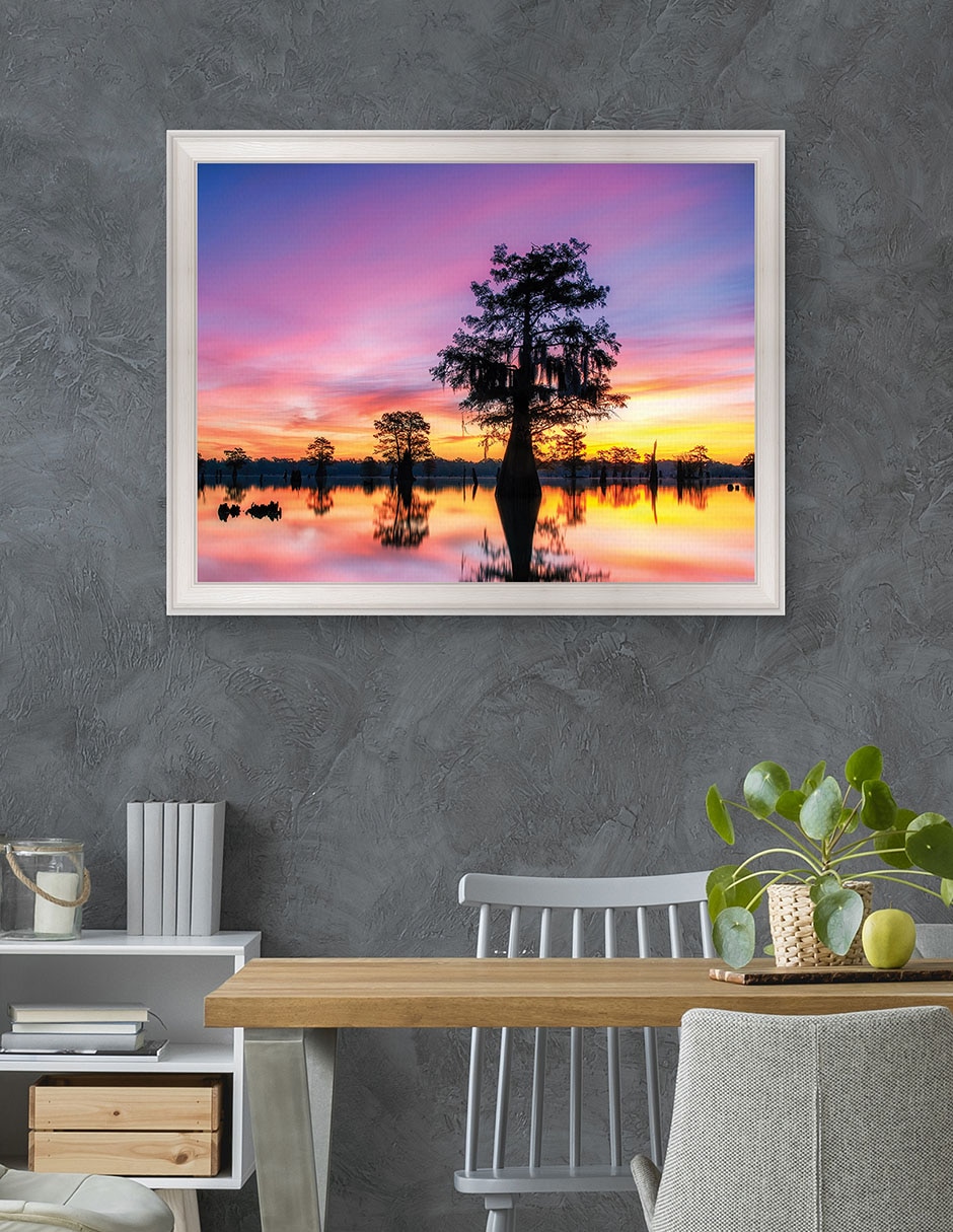 Cuadro decorativo Paisaje de sombras de Andy Crawford técnica mixta 5