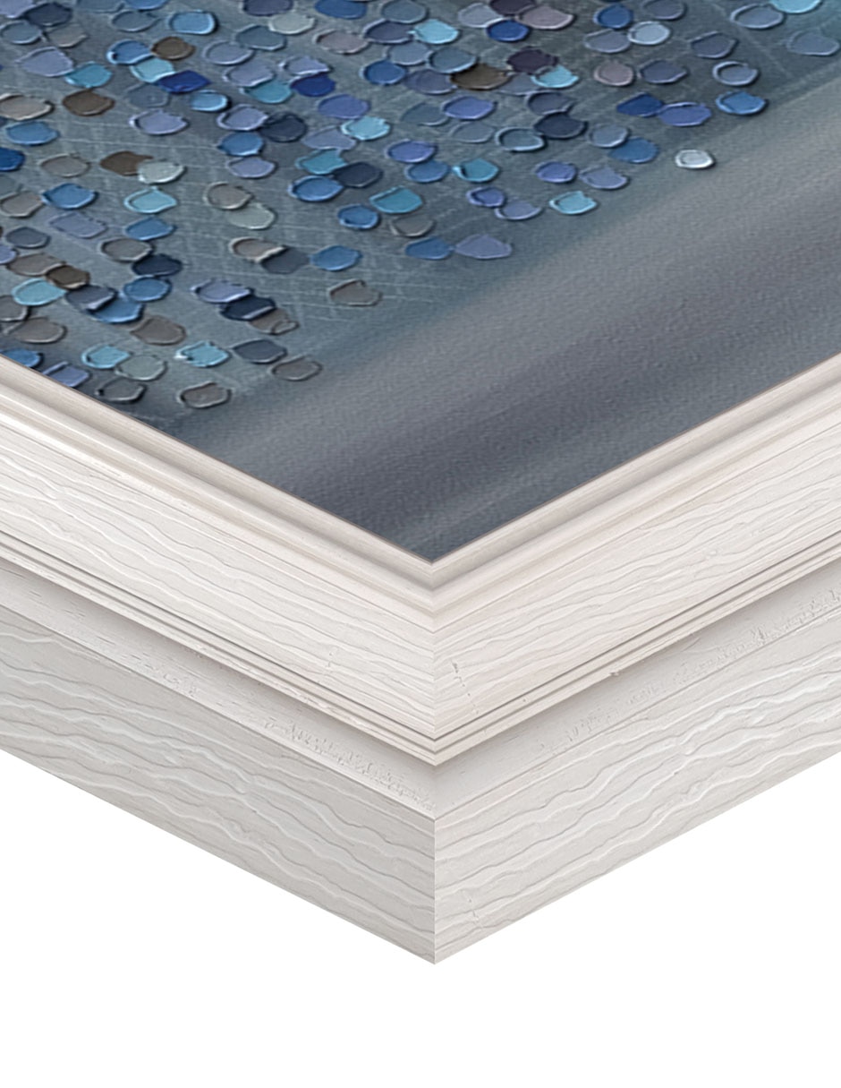 Cuadro decorativo Lluvia azul de Ekaterina Ermilkina técnica mixta 6