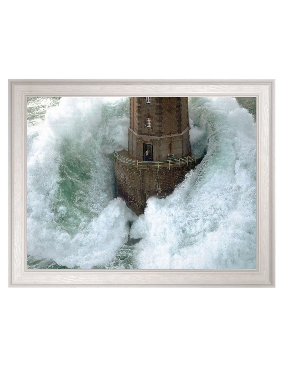 Cuadro decorativo Faros en la tormenta – La Jument de Jean Guichard técnica mixta Cuadro decorativo Faros en la tormenta – La Jument de Jean Guichard técnica mixta