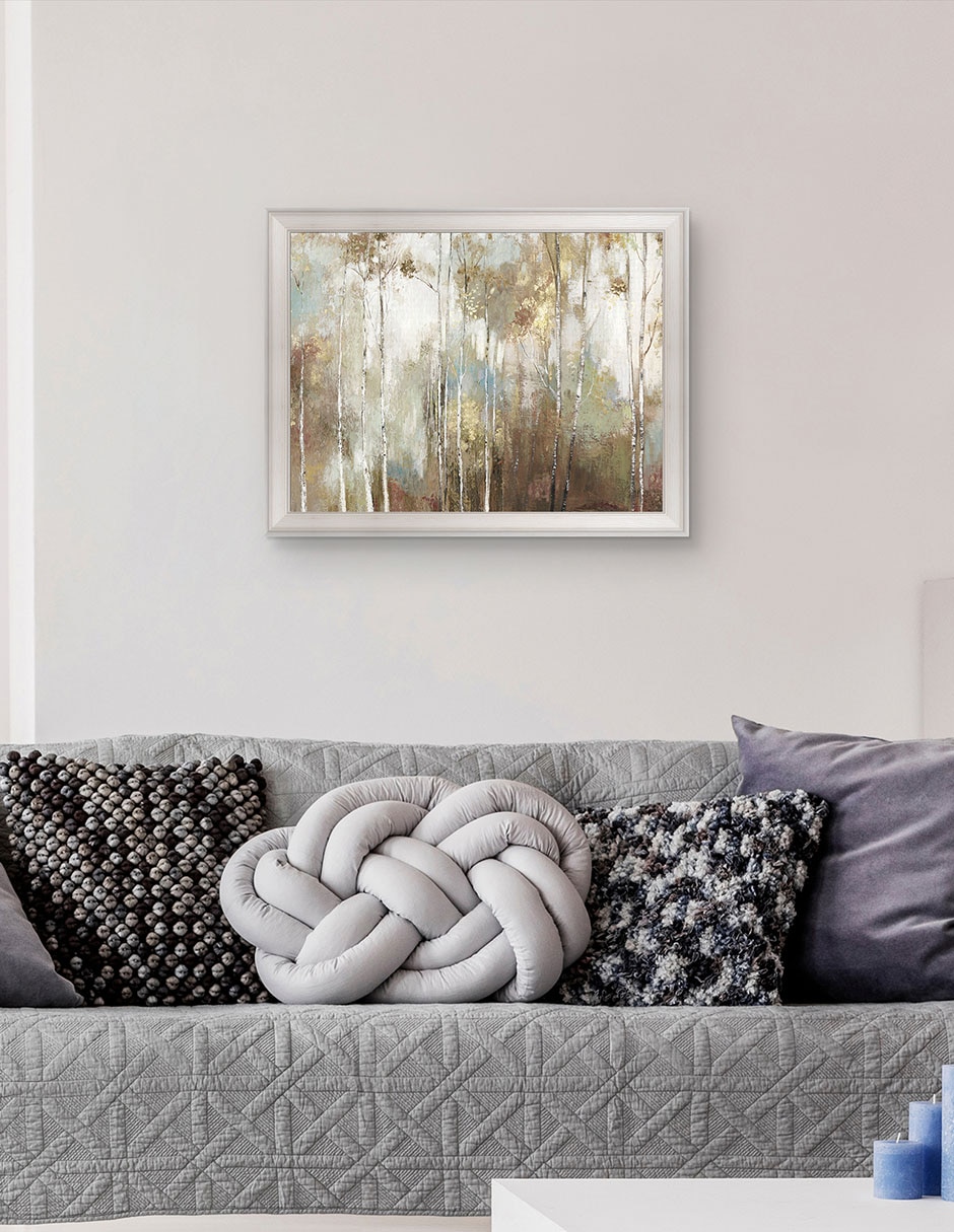 Cuadro decorativo Abedul fino III de Allison Pearce técnica mixta 3